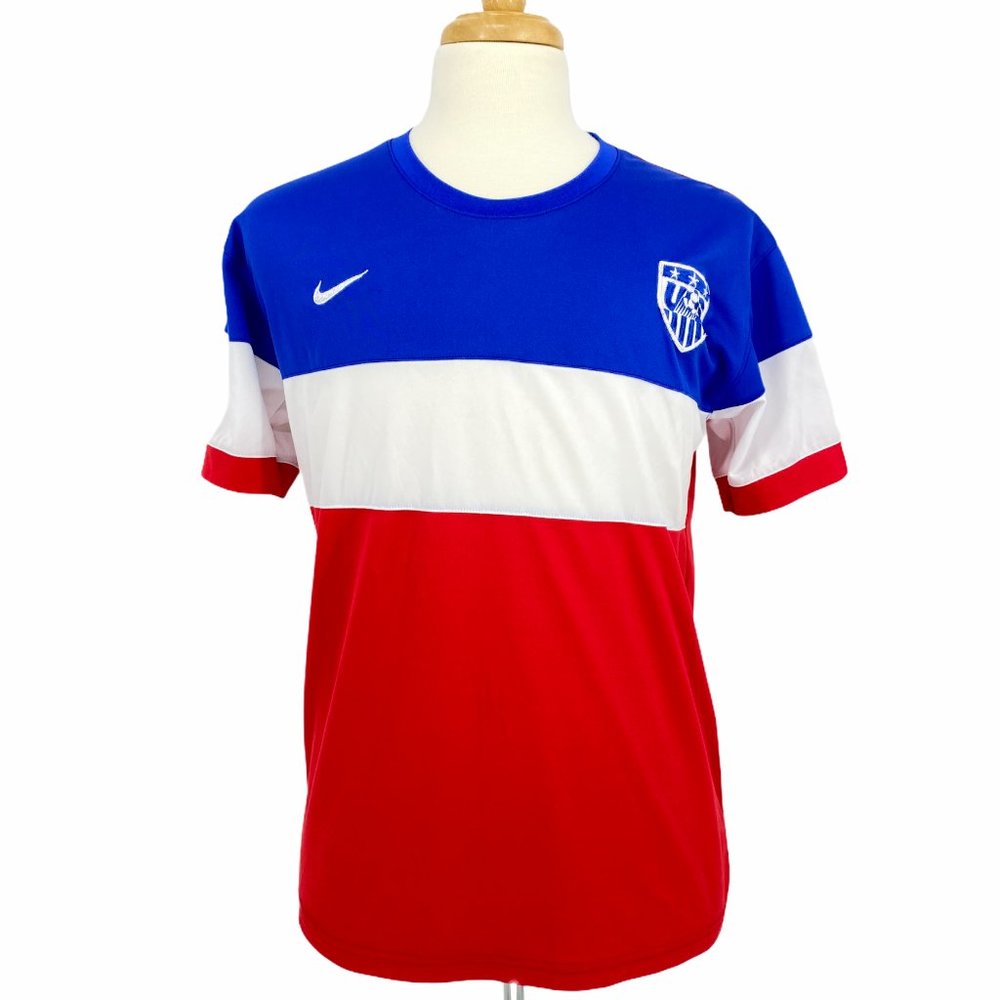 2014 Nike Dri Fit USA Soccer #8 Dempsey Jersey Red